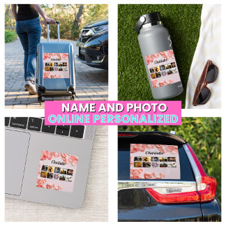 Floral Script Best Mum Ever Mother's Photo Collage