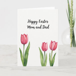 Floral Script Springtime Card