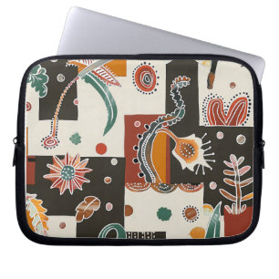 Floral Sea Life Pattern Laptop Bag – Ocean Flowers