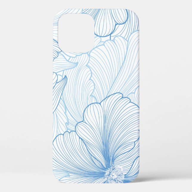 Floral seamless background. pattern with beautiful Case-Mate iPhone case (Back)