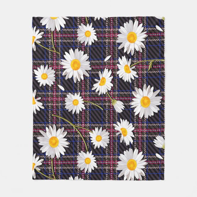 Floral seamless pattern, background In art nouveau Fleece Blanket (Front)
