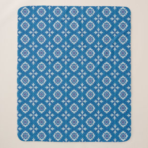 Floral seamless pattern, background In art nouveau Sherpa Blanket