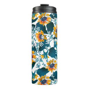 Floral seamless pattern, background In art nouveau Thermal Tumbler