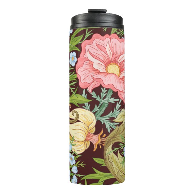 Floral Seamless pattern, background with In art no Thermal Tumbler (Front)