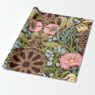 Floral Seamless pattern, background with In art no Wrapping Paper