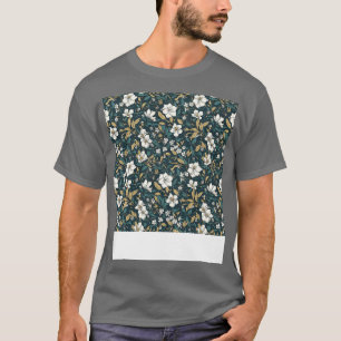 Floral Seamless Pattern Boho Flower Pretty Rose Wi T-Shirt