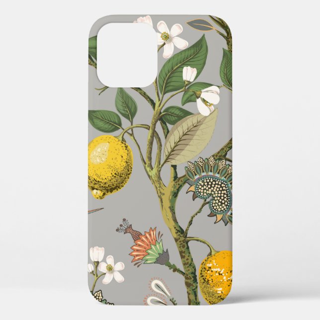 Floral seamless pattern. Botanical wallpaper. Plan Case-Mate iPhone Case (Back)