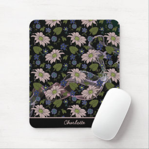Floral seamless pattern colourful personalised nam mouse mat