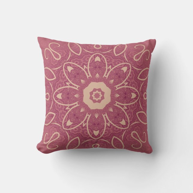 Floral Seamless Pattern Cushion (Front)