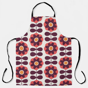 Floral seamless pattern design. Scandinavian style Apron