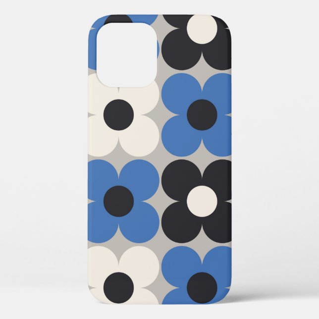 Floral seamless pattern design. Scandinavian style Case-Mate iPhone Case (Back)