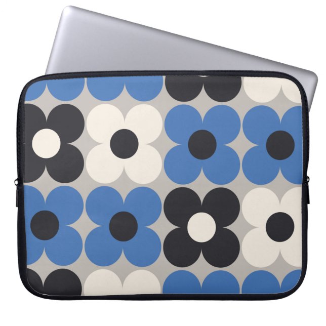 Floral seamless pattern design. Scandinavian style Laptop Sleeve (Front)