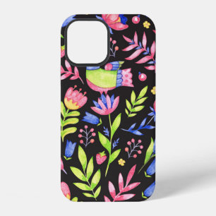 Floral seamless pattern design. Spring flowers and iPhone 12 Case