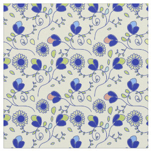 Floral seamless pattern fabric