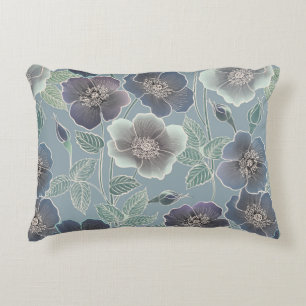 Floral seamless pattern. Flower background. Floral Decorative Cushion