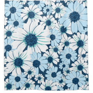 Floral seamless pattern /flower textilepattern, ab shower curtain