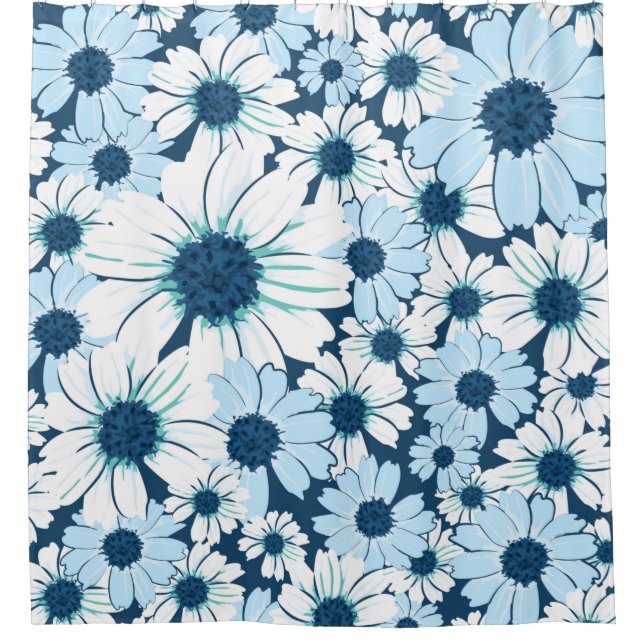 Floral seamless pattern /flower textilepattern, ab shower curtain (Front)