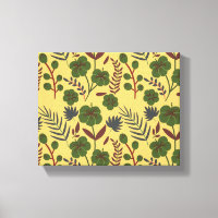 Floral seamless pattern flowers and butterflies