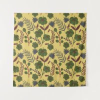 Floral seamless pattern flowers and butterflies