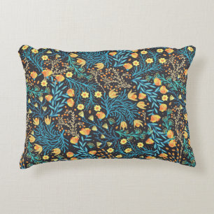 Floral seamless pattern. Hand drawn creative flowe Decorative Cushion