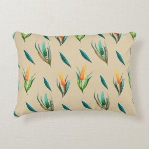 Floral seamless pattern made of stylised flowers a decorative cushion