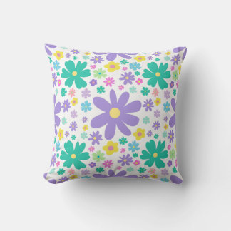 Floral Seamless Pattern Pillow
