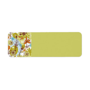 Floral Seamless Pattern retro goldens oranges fun