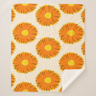Floral seamless pattern. seamless pattern with the sherpa blanket
