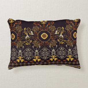Floral seamless pattern. Vintage indian decorative Cushion