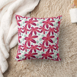 Floral Seamless Pattern   Watercolor Flower Repeat Cushion