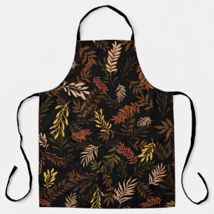 Floral seamless pattern with leaves. Seamless patt Apron