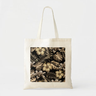 Floral Seamless Pattern with Leaves. Tote Bag