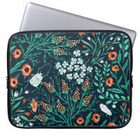 floral seamless pattern with summer blooms and co