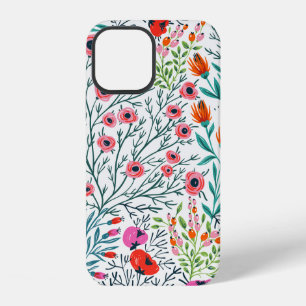 floral seamless pattern with summer bloomsfloral, iPhone 12 case