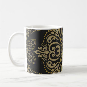 Floral seamless, vintage, botanical design. coffee mug