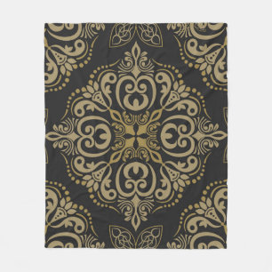 Floral seamless, vintage, botanical design. fleece blanket