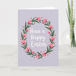 Floral Seasonal Greeting Card