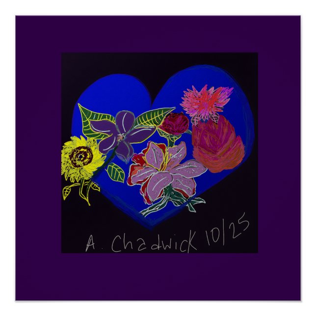 Floral Session Glossy Poster (Front)