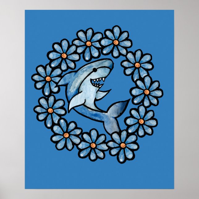 Floral Shark                                       Poster (Front)