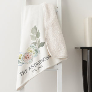 Floral Sherpa Blanket