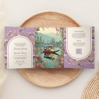 Floral Shikara Kashmir Dal Lake Indian Wedding