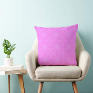 Floral Shocking Pink Cushion