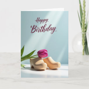 Floral Shoe Birthday Card