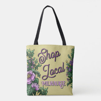 Floral Shop local, city Tote Bag