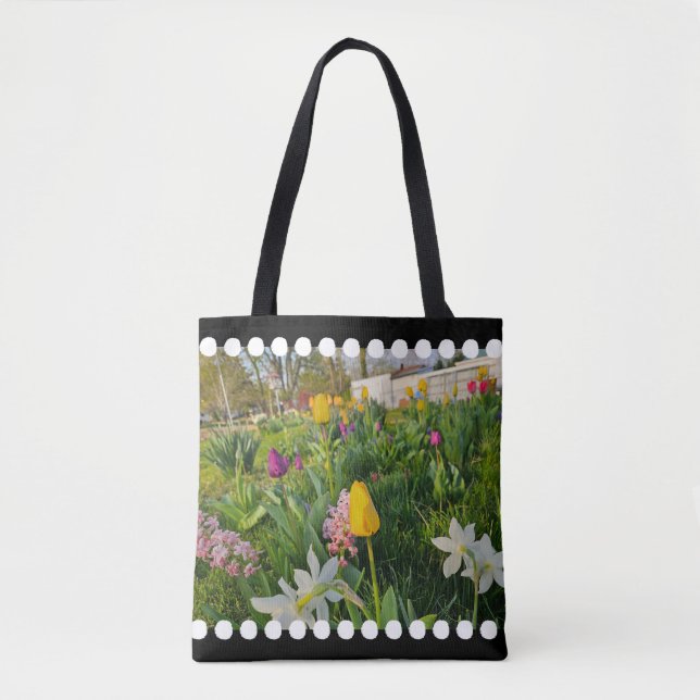Floral Shoulder Tote Bag (Front)