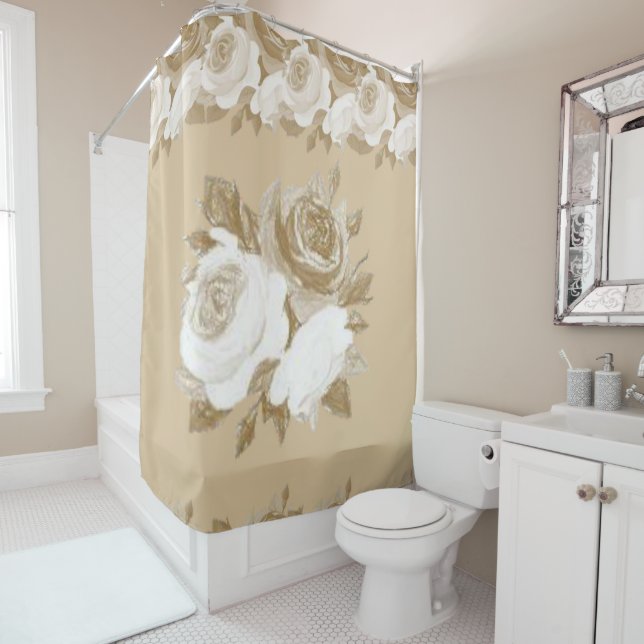 Floral Shower Curtain (In Situ)