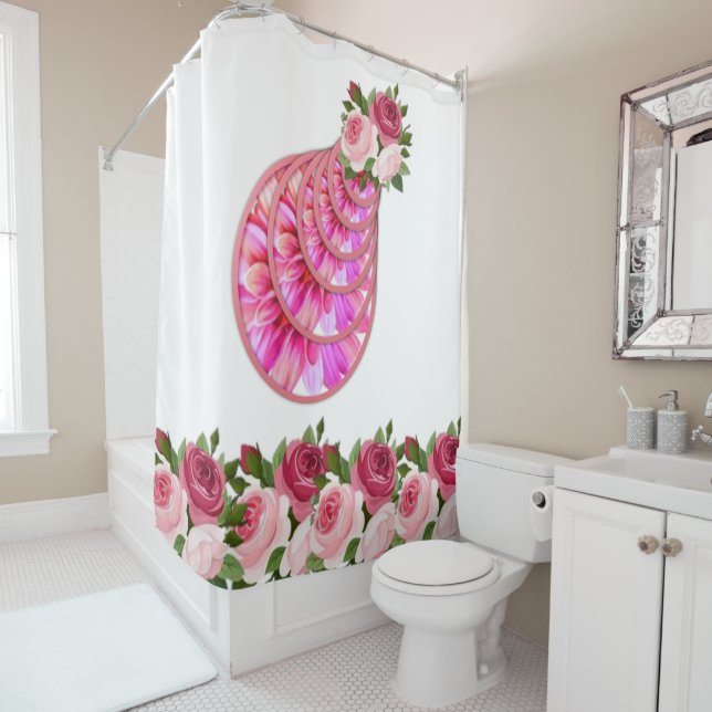 Floral Shower Curtain (In Situ)