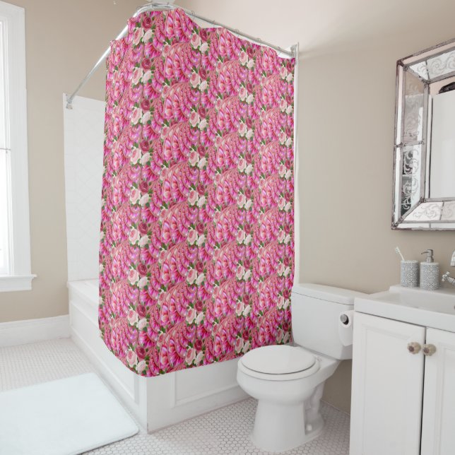 Floral Shower Curtain (In Situ)