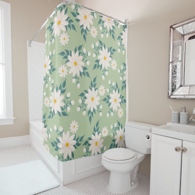 Floral Shower Curtains (In Situ)