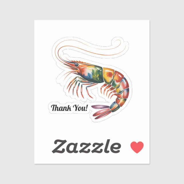 Floral Shrimp Art Custom (Sheet)